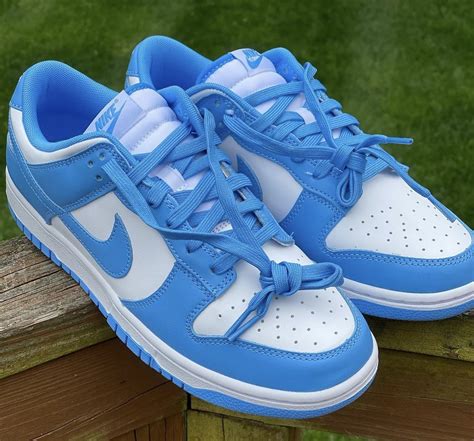 blue white nike dunks|dunks low baby blue.